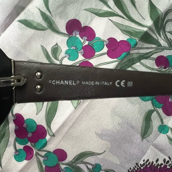 Authentic Chanel Lambskin Quilted CC Sunglasses 5116-Q Black - Picture 6 of 7